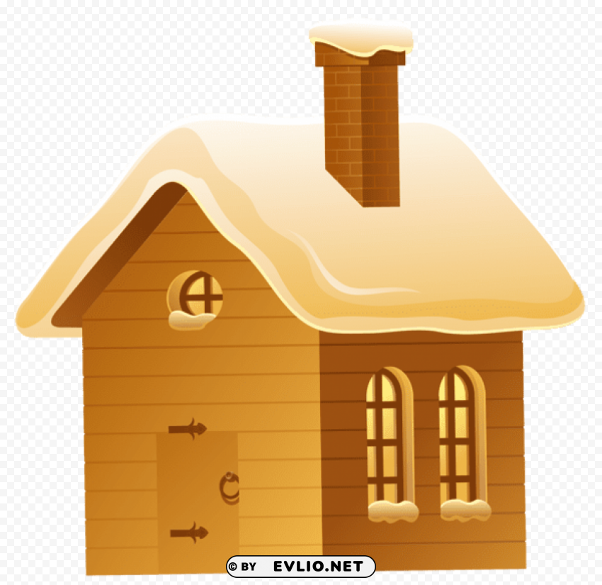 winter night house HighQuality Transparent PNG Object Isolation
