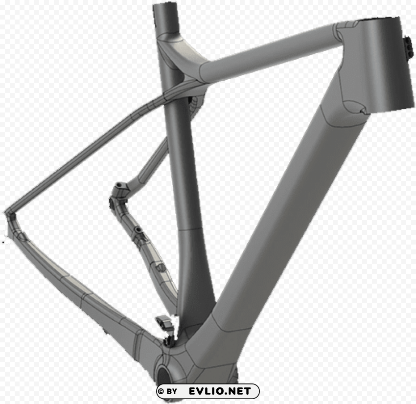 bicycle frame PNG for t-shirt designs