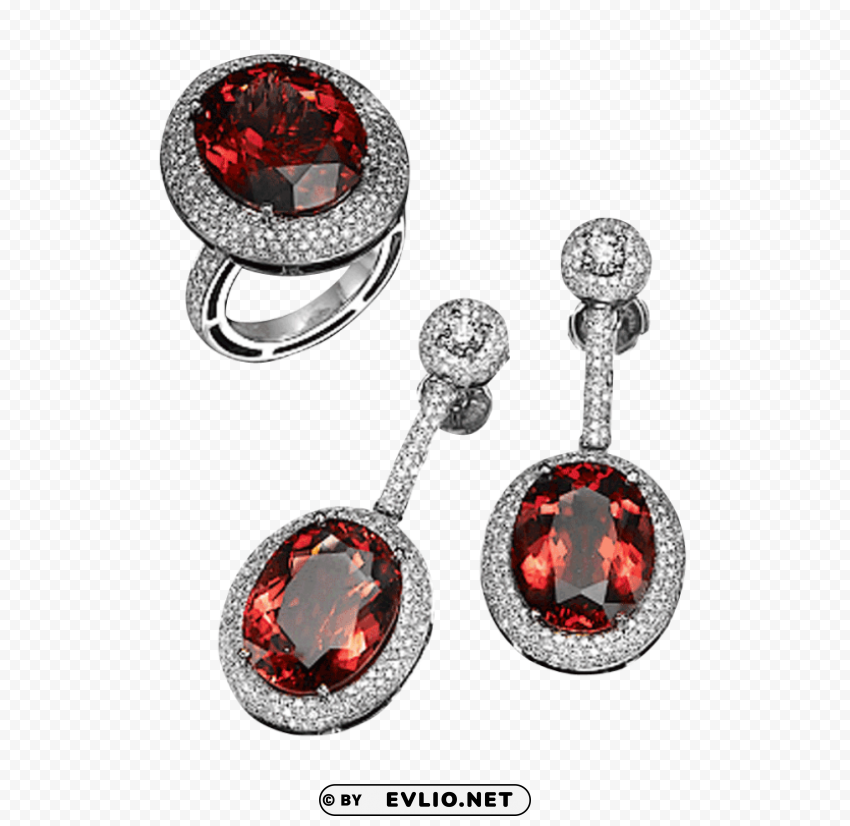 Diamond Earrings PNG For Design