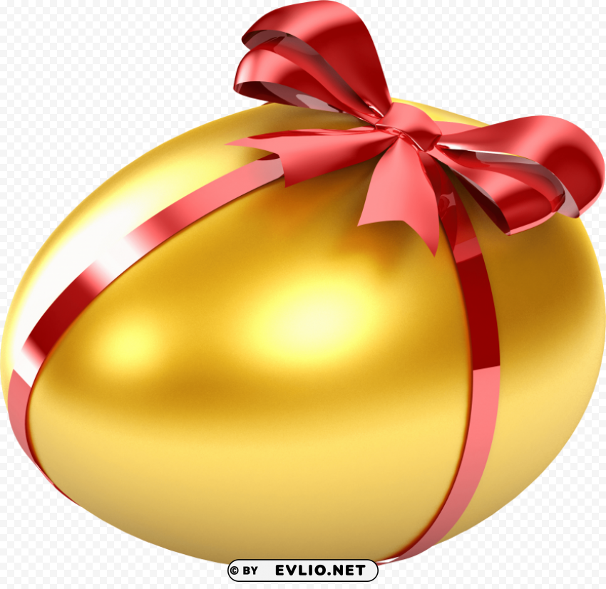 gold egg Transparent PNG Isolated Subject