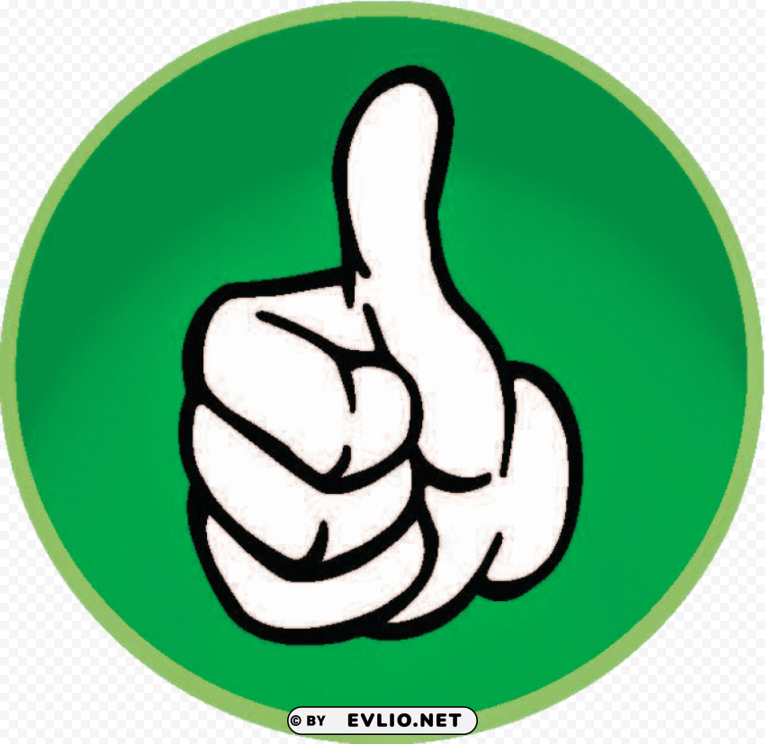 green thumbs up transparent background PNG graphics