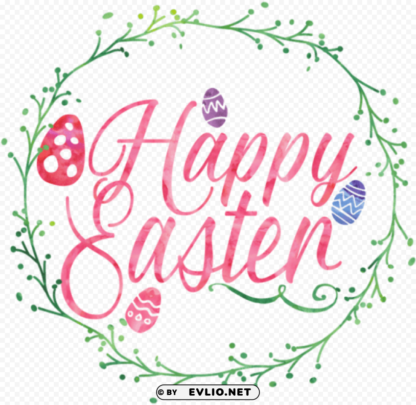 happy easter Isolated PNG Graphic with Transparency PNG transparent with Clear Background ID 5d0f946c