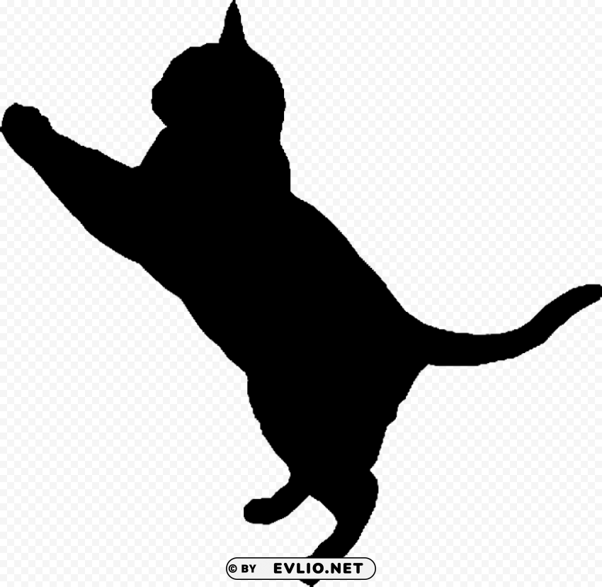 cat silhouette background PNG transparent images for social media