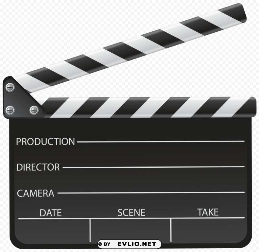 cinema clapboard PNG images with clear alpha channel