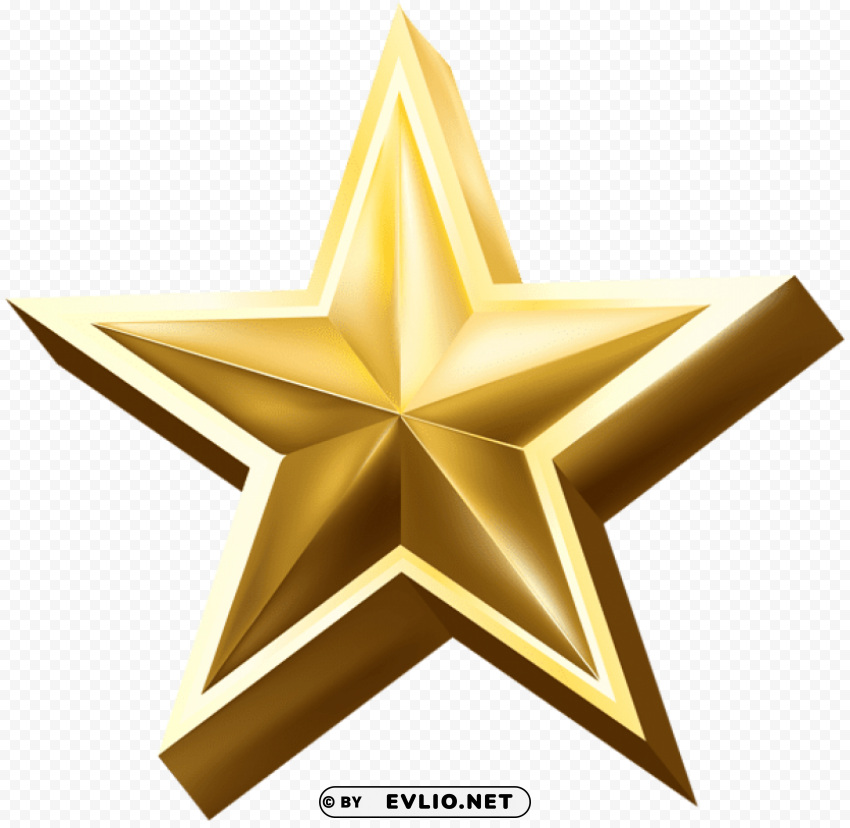 deco star Isolated Item on Clear Transparent PNG