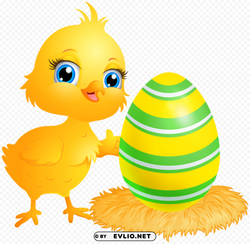 Easter Chicken PNG Transparent Backgrounds