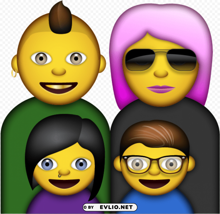 family emoji transparent PNG images with cutout PNG transparent with Clear Background ID 9bf24f5f