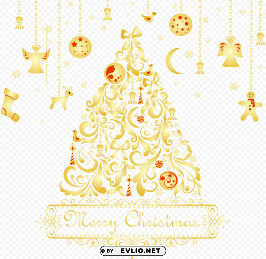 gold christmas ornament PNG transparency images