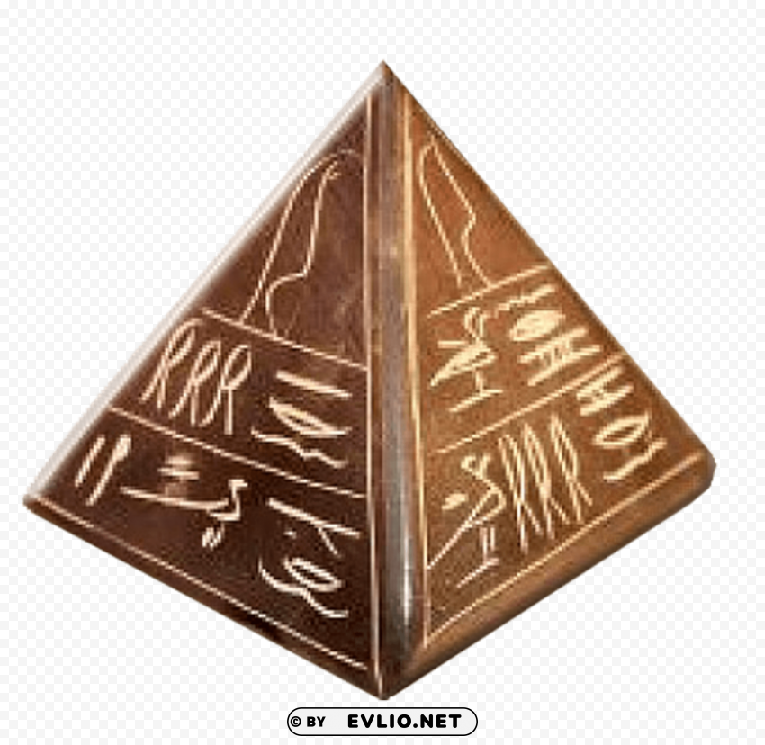Ancient Egyptian Pyramid Artifact PNG no background free