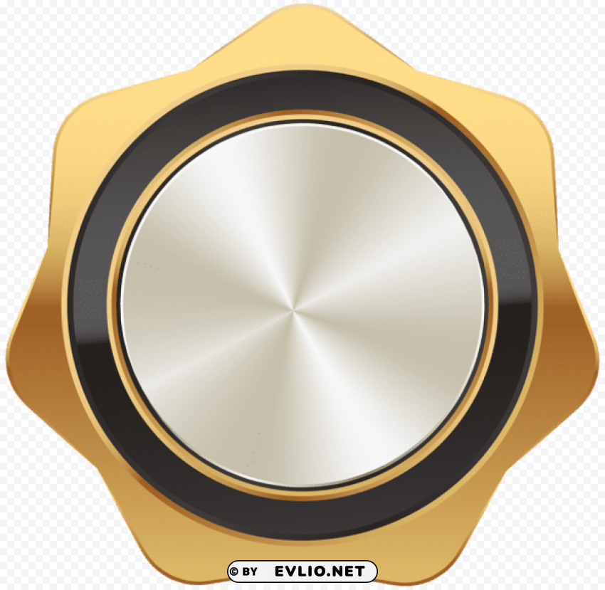 badge gold black PNG images with no attribution