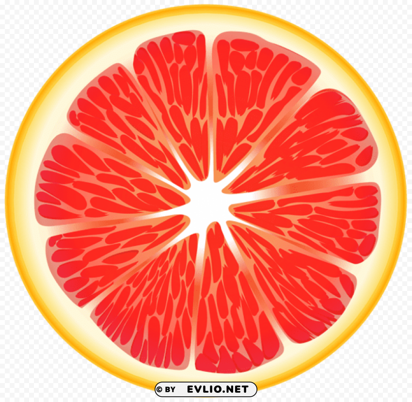 red orange slice PNG images with transparent canvas variety