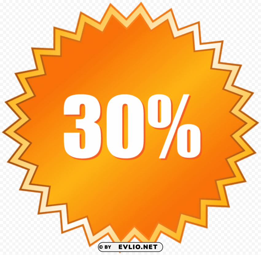 -30 off sale label PNG images without licensing