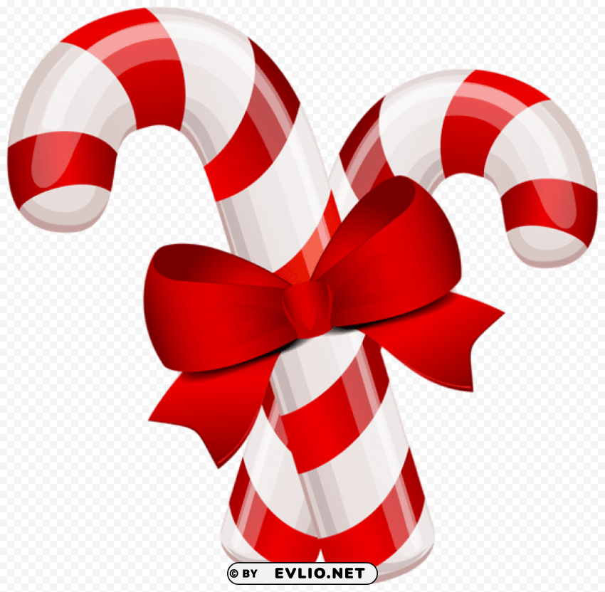 christmas classic candy canes Transparent picture PNG