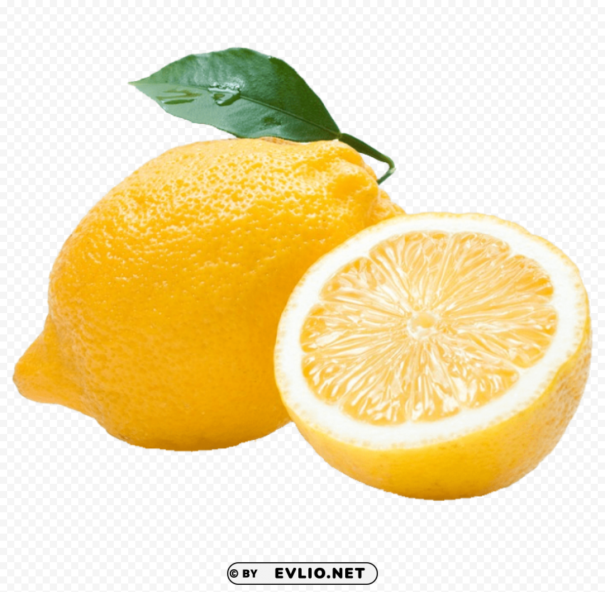 lemon Isolated Icon in Transparent PNG Format