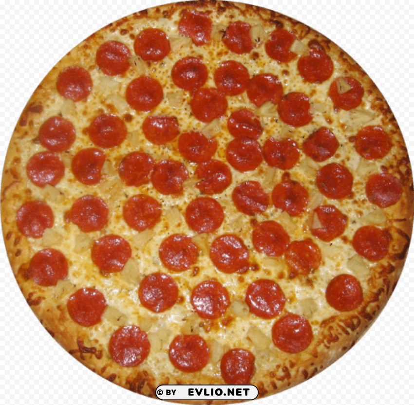 pepperoni pizza Transparent PNG Graphic with Isolated Object