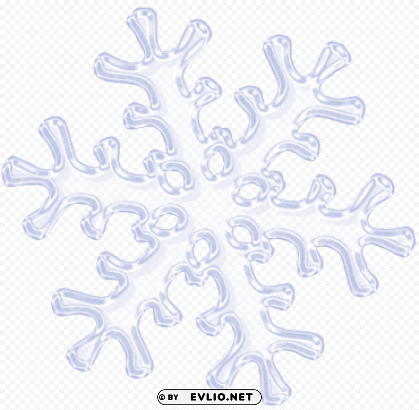 transparent simple snowflake PNG pictures with no background