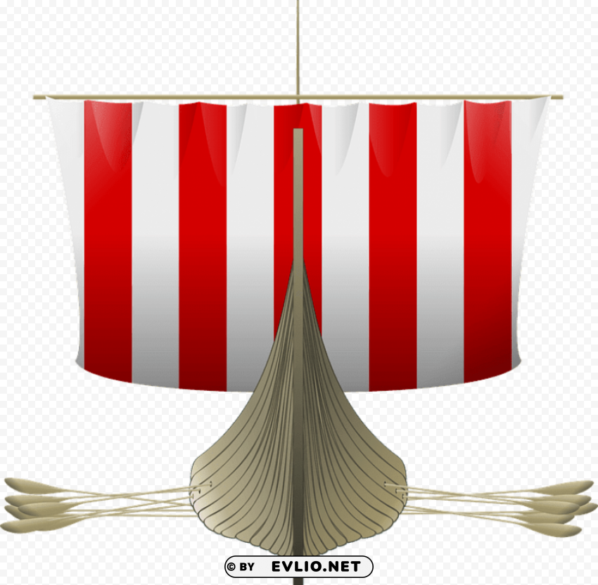 Transparent background PNG image of viking boat front PNG with isolated background - Image ID 1aaae8db