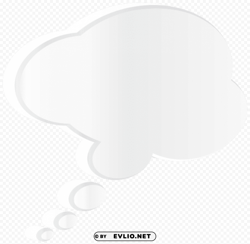 white bubble speech PNG graphics with alpha channel pack