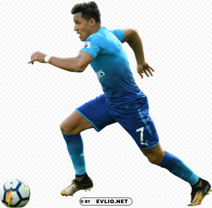 alexis sanchez Transparent PNG Isolated Graphic with Clarity