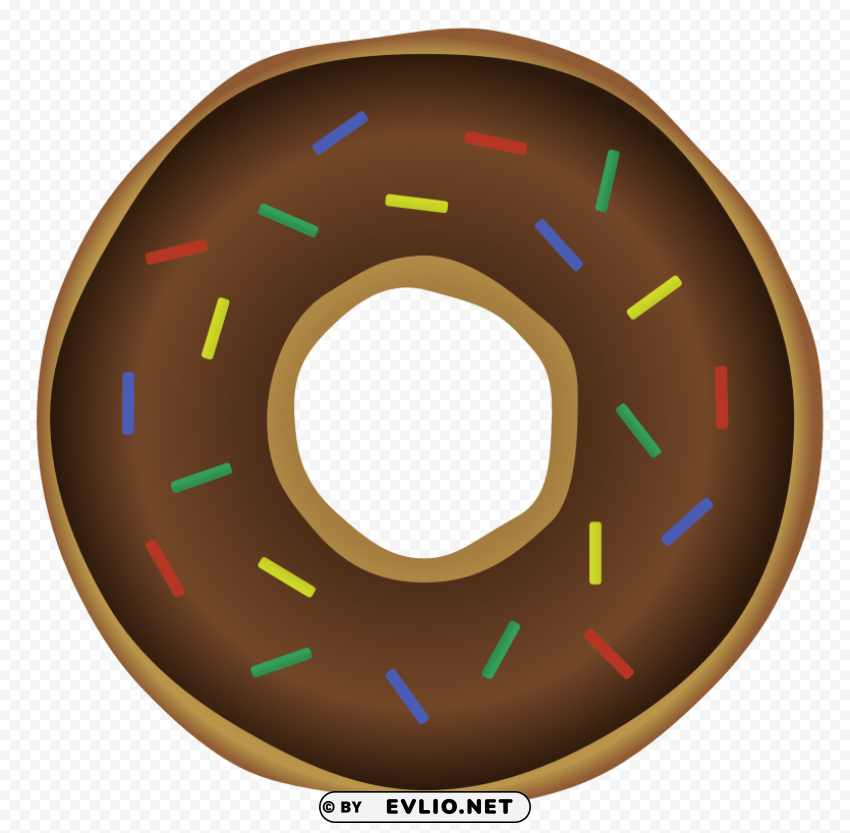 donut PNG with alpha channel