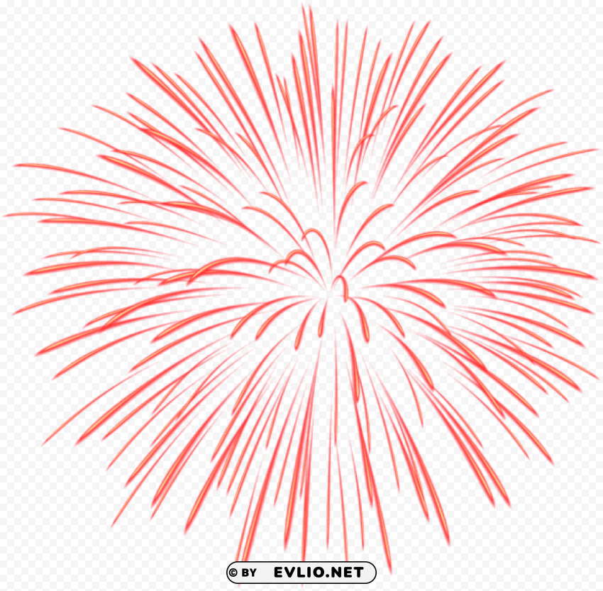 red firework Free PNG