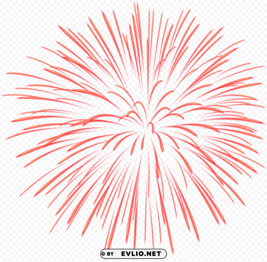 Red Firework Free PNG