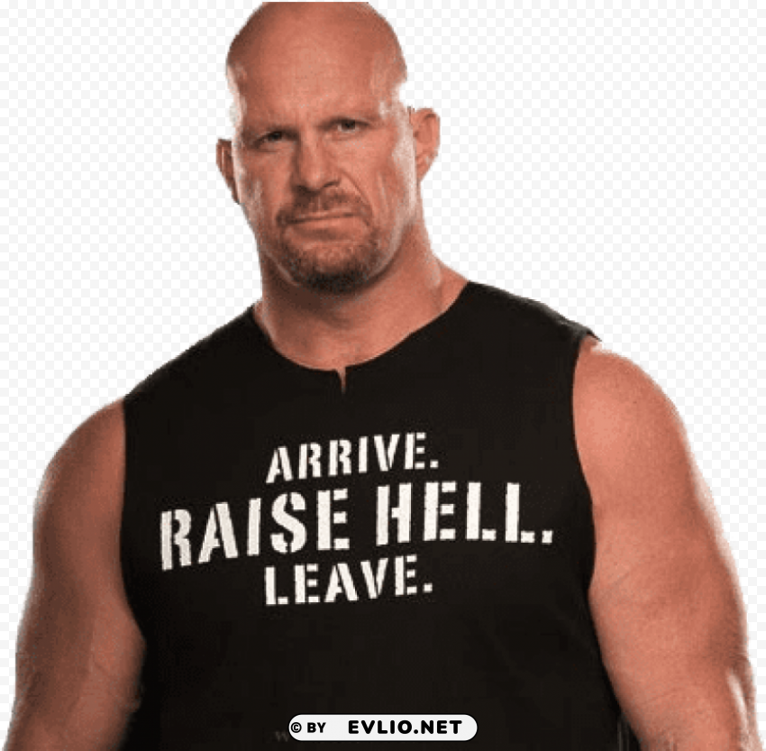 stone cold steve austin PNG graphics with transparent backdrop