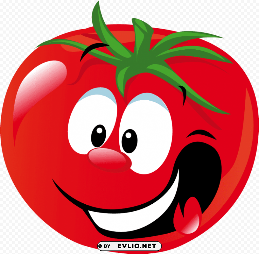 tomato cartoon Clear Background Isolated PNG Object PNG transparent with Clear Background ID 1af8d677