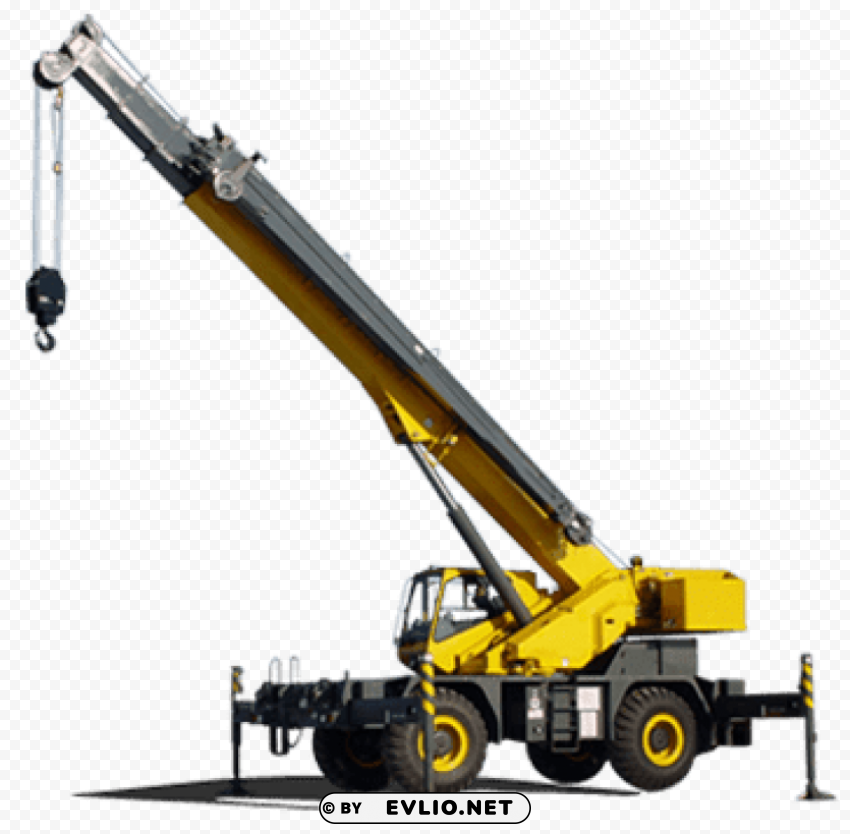 telescopic crane PNG graphics with alpha transparency broad collection