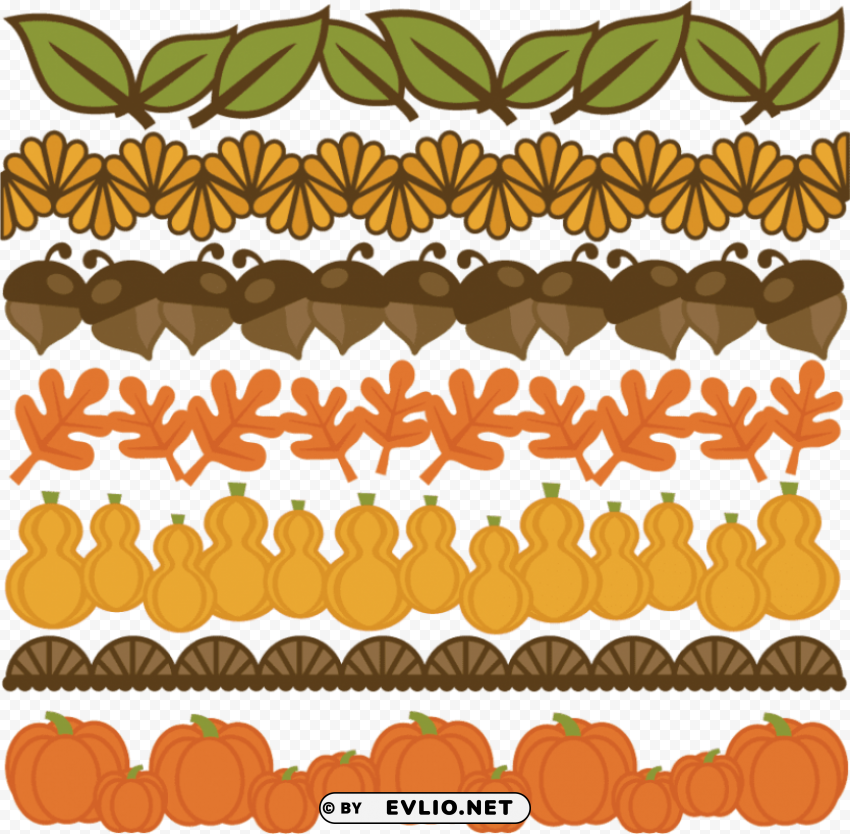 thanksgiving border svg Clear PNG photos