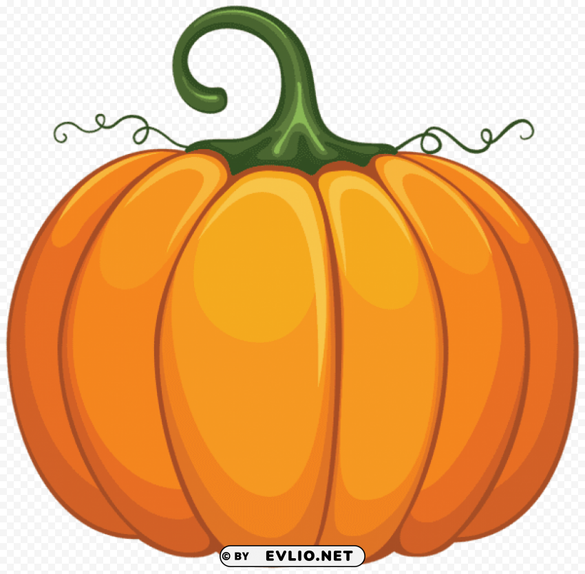 Large Pumpkin HighQuality Transparent PNG Isolated Artwork