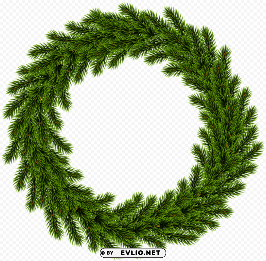 Pine Wreath Free PNG Images With Alpha Channel