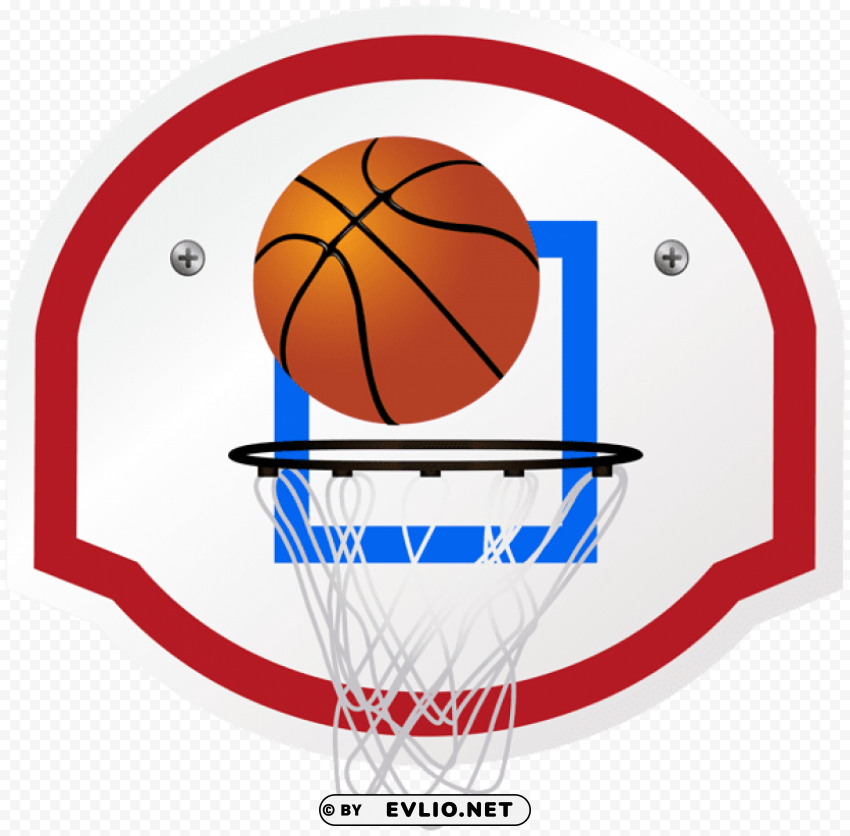 Basketball Hoop Transparent PNG Isolated Graphic Detail