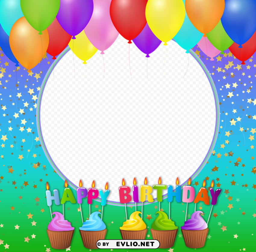 happy birthdayphoto frame PNG transparent photos massive collection