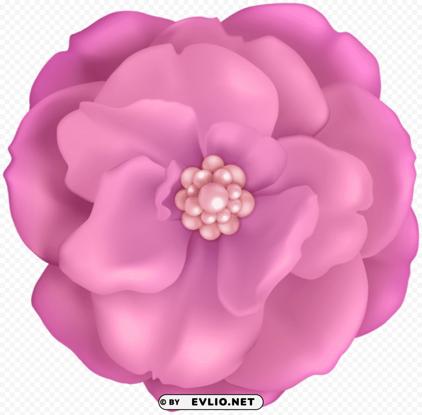 pink flower decorative PNG transparent pictures for editing
