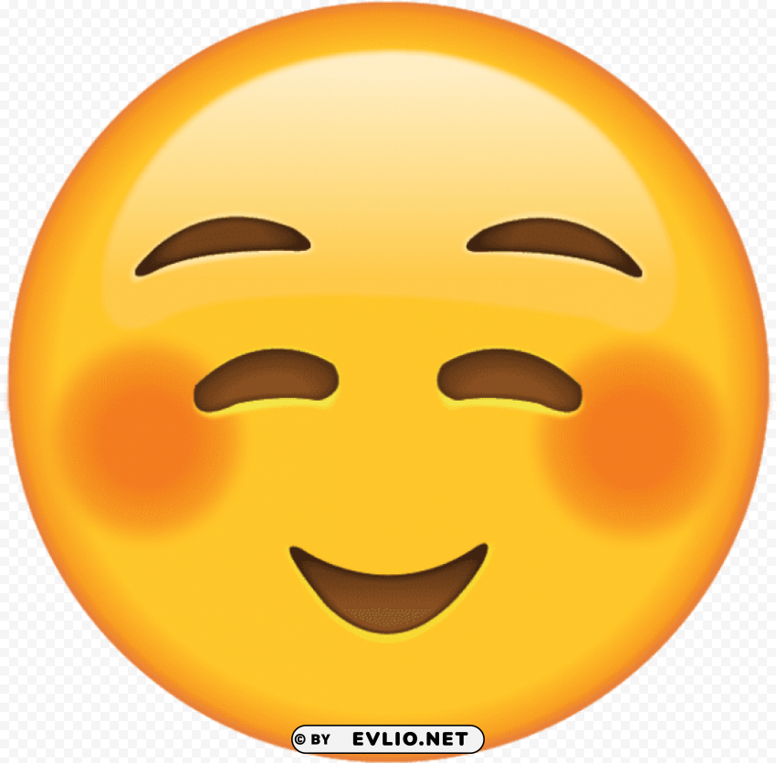 smile emoji Isolated Object in Transparent PNG Format