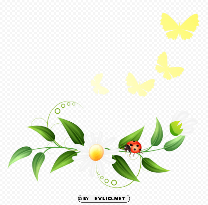 Spring Decoration Transparent PNG Artworks For Creativity