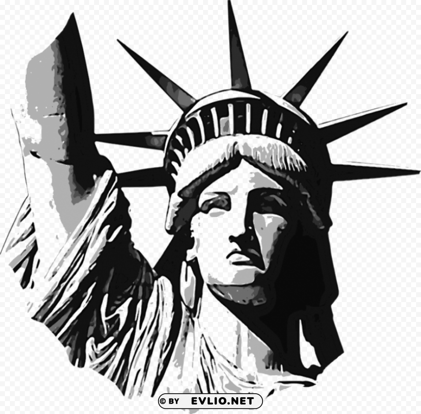 statue of liberty Transparent PNG Isolated Graphic Design