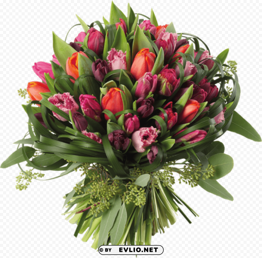  tulips bouquetpicture Transparent PNG images wide assortment