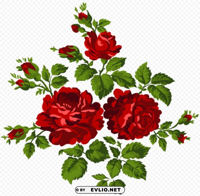 Vintage Roses HD Transparent PNG