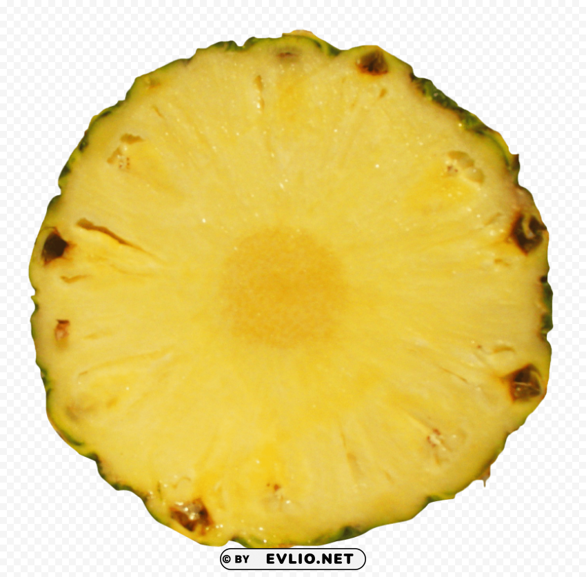 pineapple slice Isolated Icon on Transparent PNG
