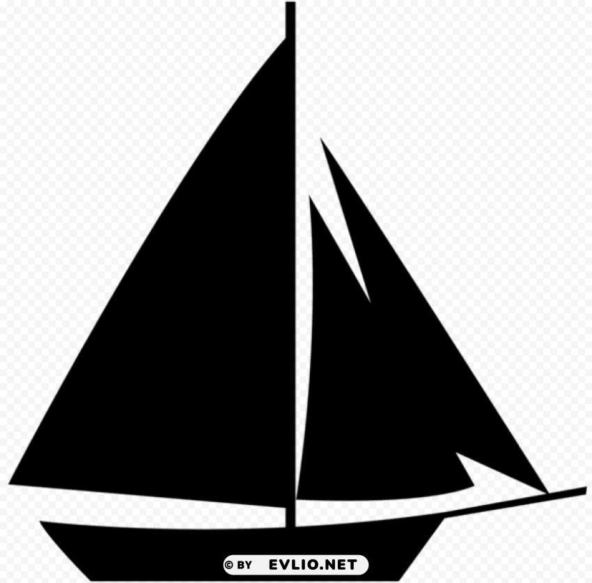 sailboat silhouette Free PNG transparent images