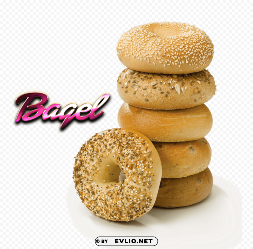 bagel Isolated Item on Clear Background PNG