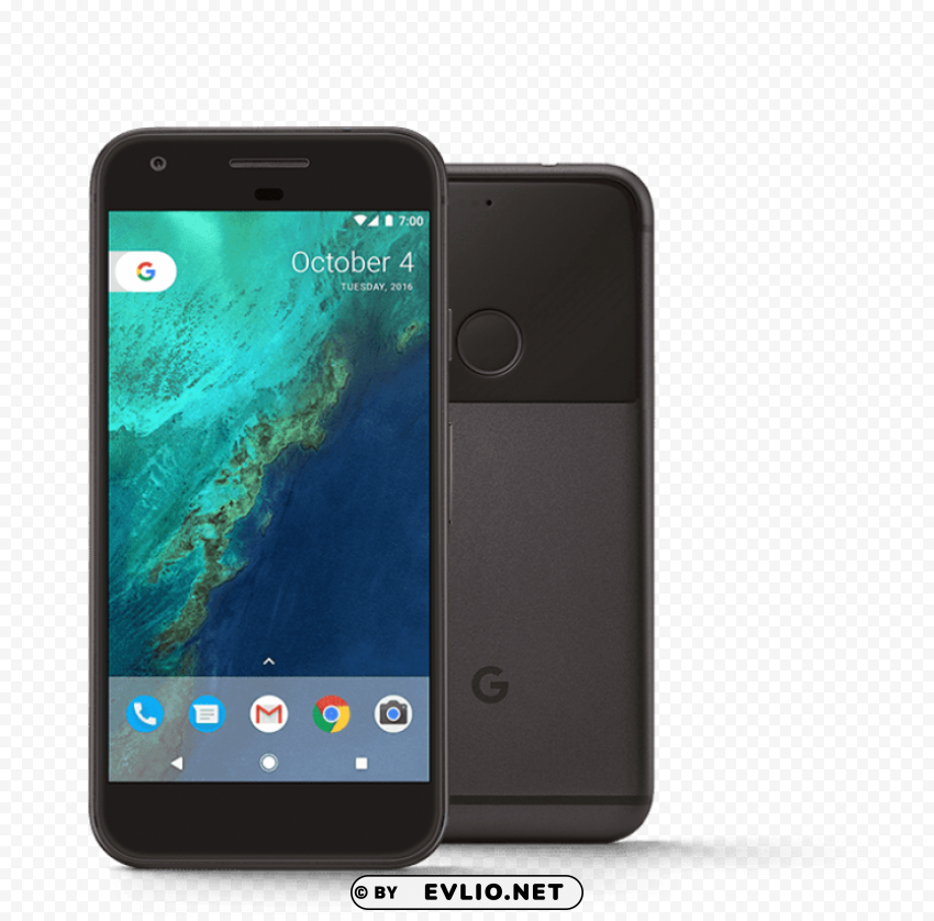 black google pixel phone Transparent PNG Illustration with Isolation