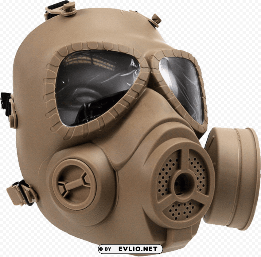 gas mask PNG Graphic with Transparent Background Isolation