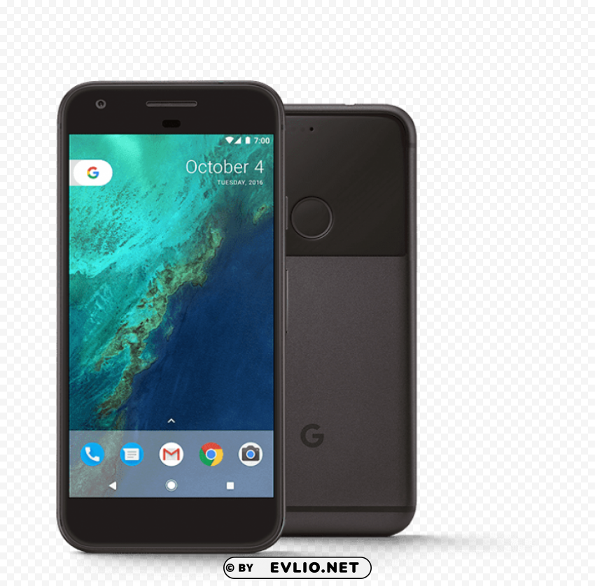 google pixel 1 black PNG with Isolated Object and Transparency