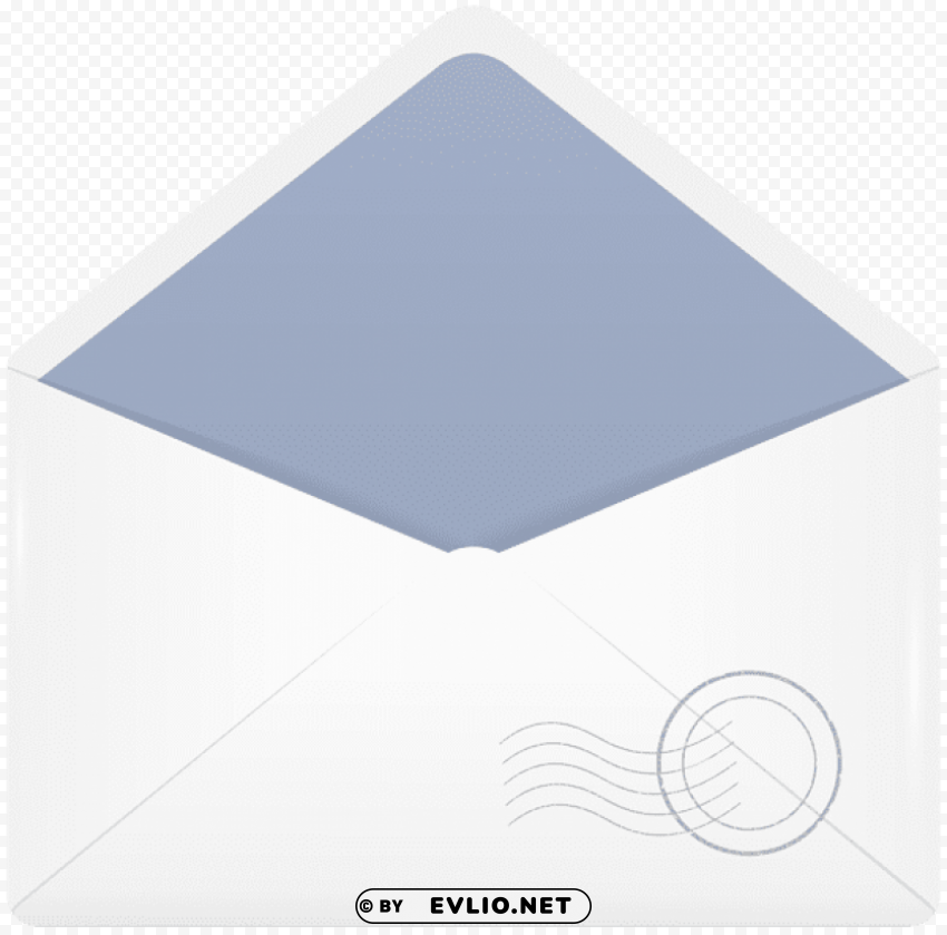 envelope with stamp Isolated Illustration with Clear Background PNG
