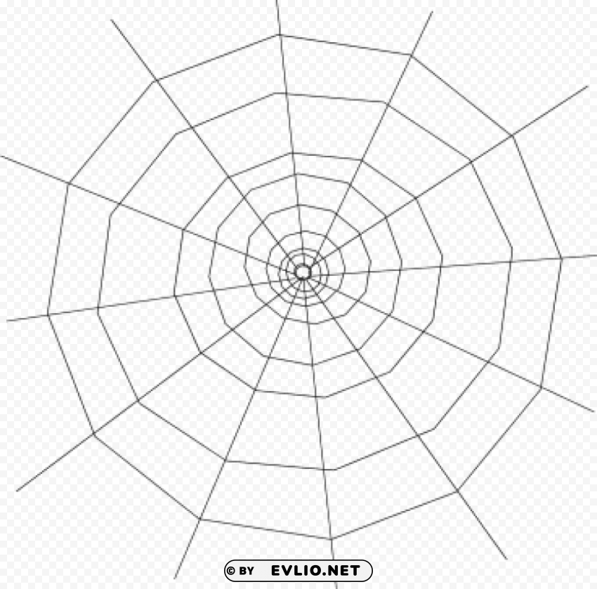 halloween spider web PNG with transparent backdrop