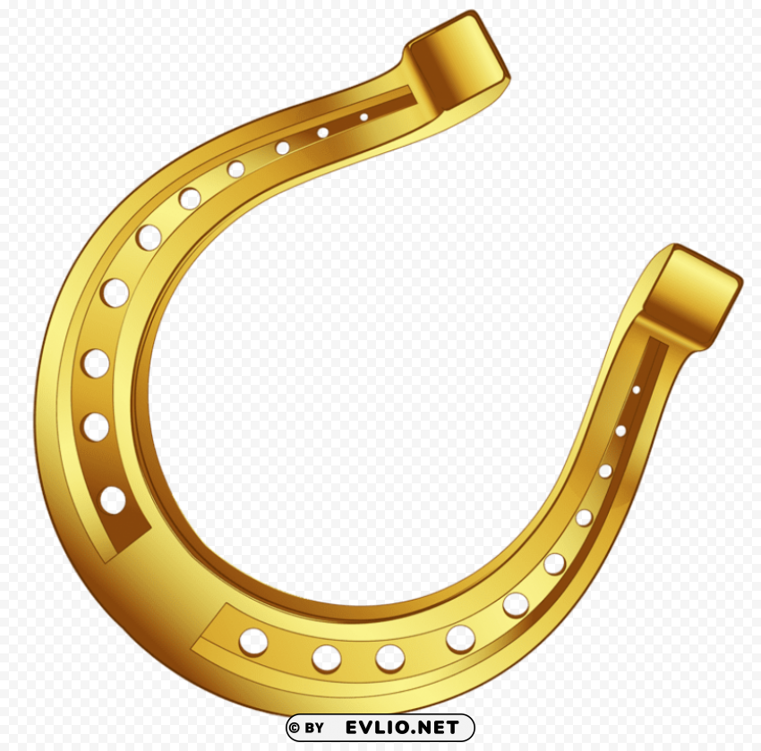 horseshoe PNG Image with Isolated Graphic Element