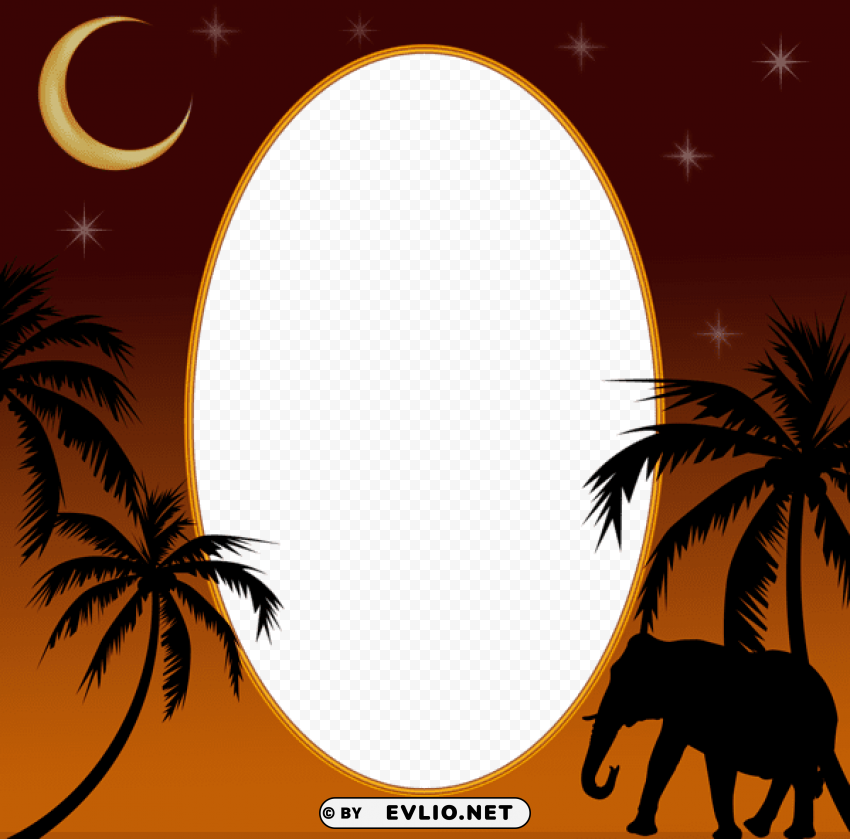 Jungle Nightframe Free PNG Images With Alpha Transparency